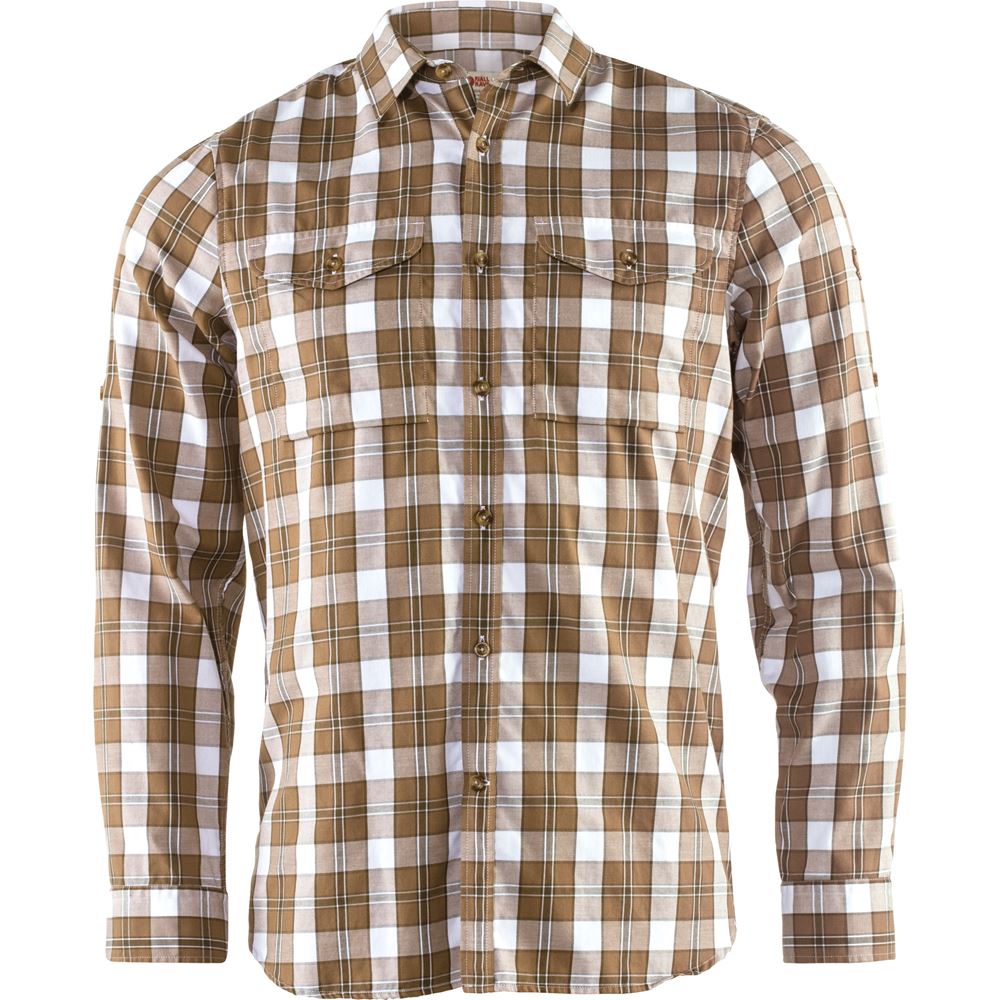 Singi Flannel Shirt LS M - Dark Sand