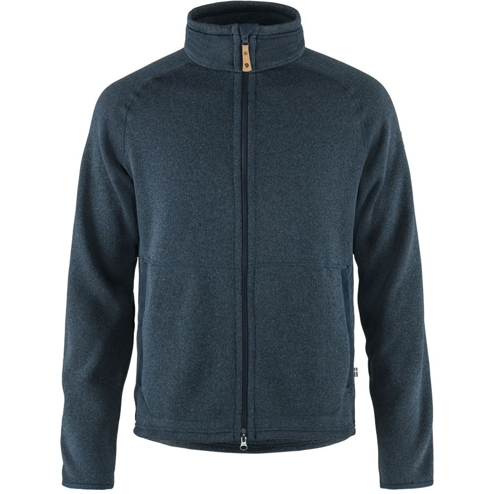 Ovik Fleece Zip Sweater M - Navy