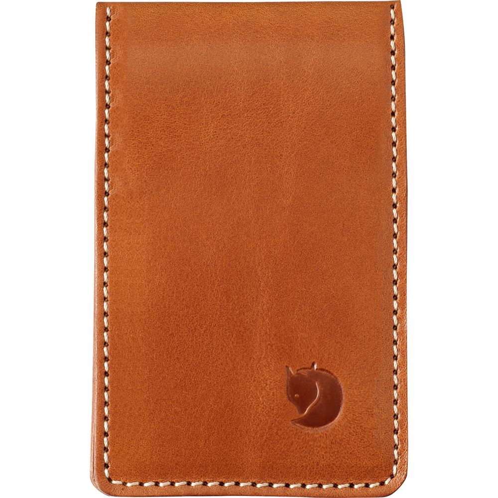 Ovik Card Holder Large - Leather Cognac