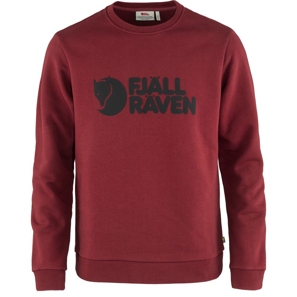Fjallraven Logo Sweater M - Red Oak