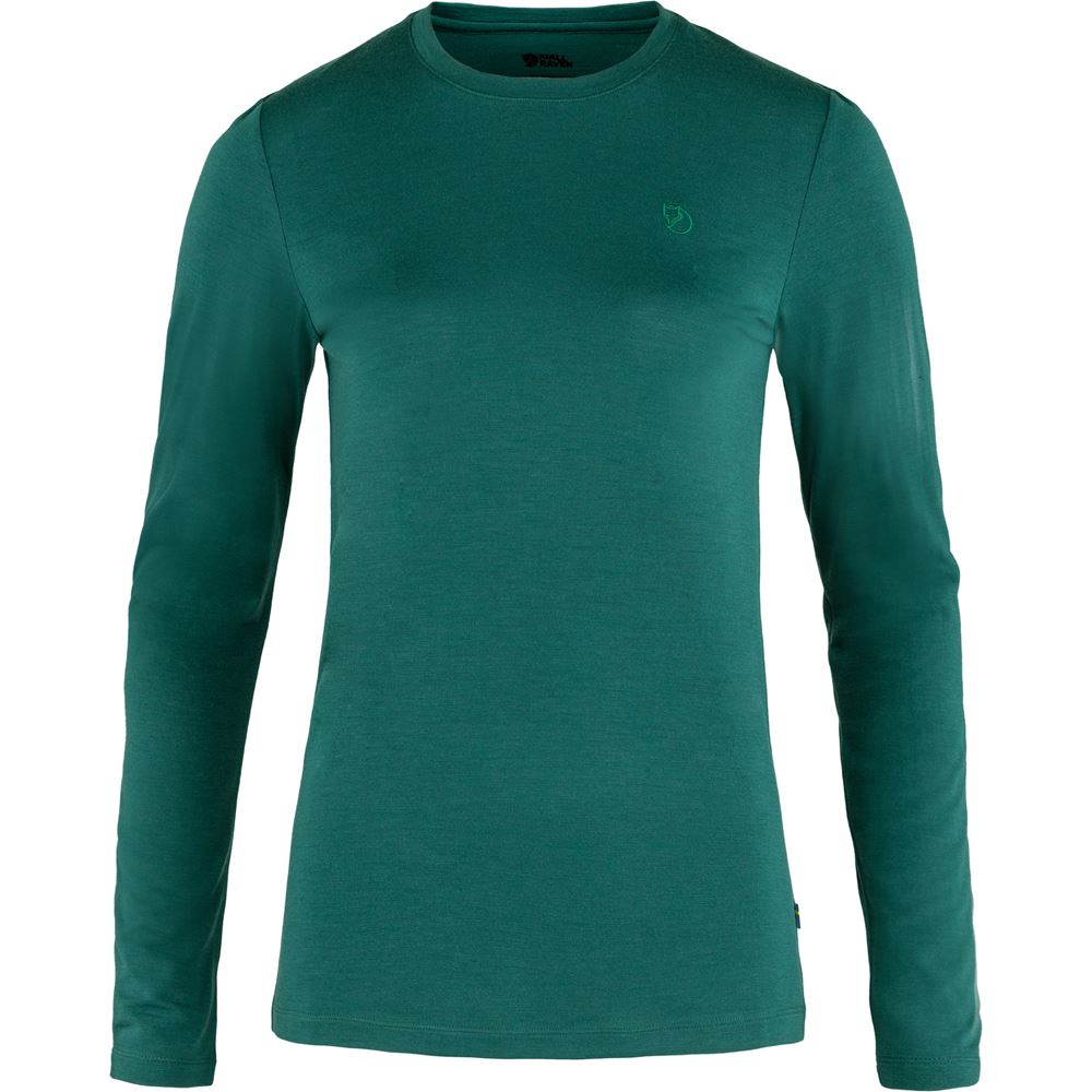 Abisko Wool LS W - Arctic Green