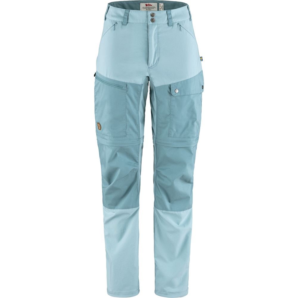 Abisko Midsummer Zip Off Trousers W - Mineral Blue-Clay Blue