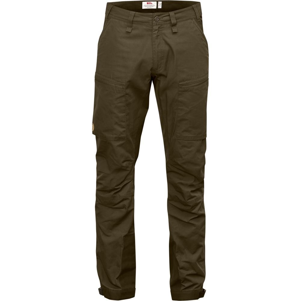 Abisko Lite Trekking Trousers M Reg - Dk.Olive-Dk.Olive