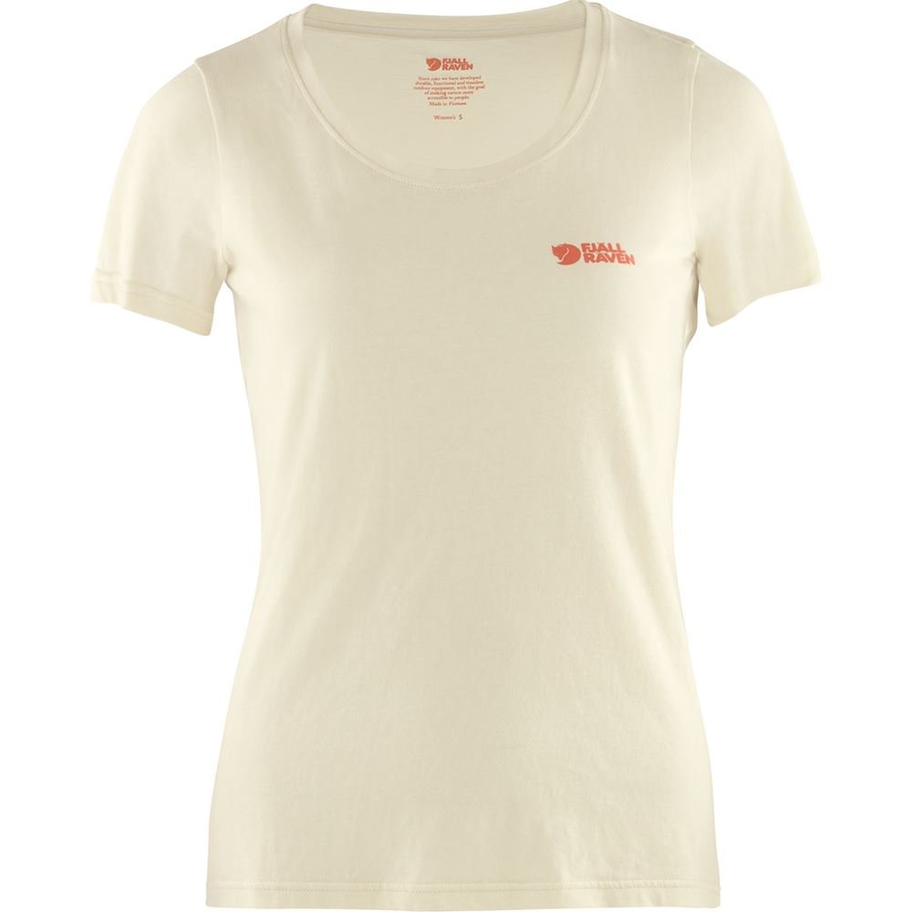 Fjallraven Logo T-shirt W - Chalk White