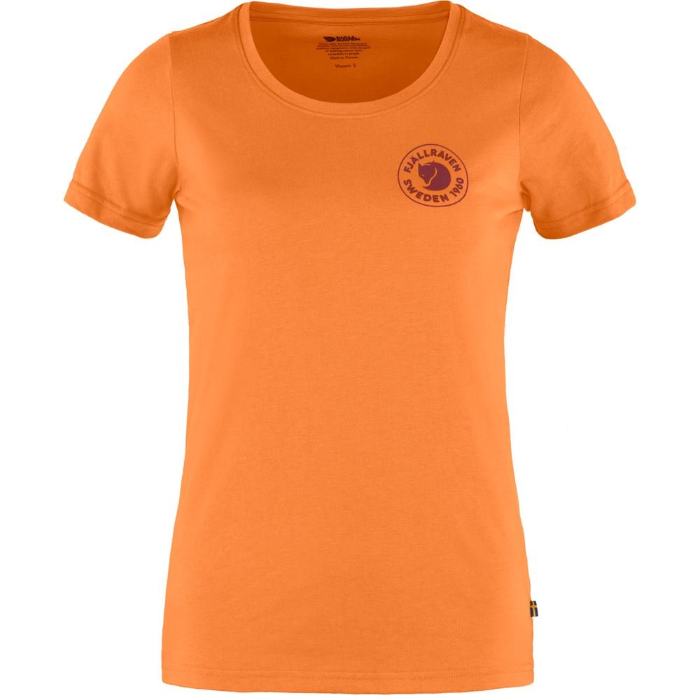 1960 Logo T-shirt W - Spicy Orange