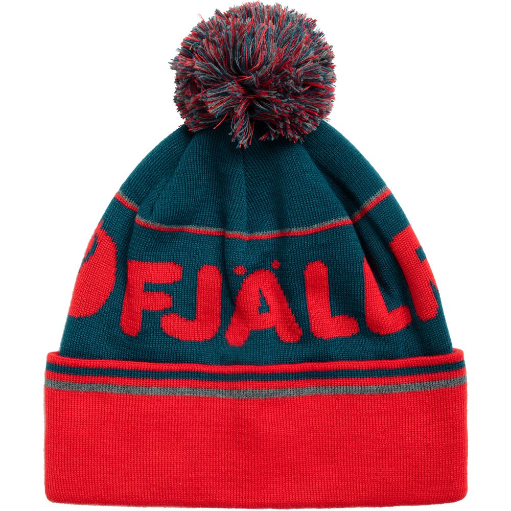 Fjallraven Pom Hat - Storm-True Red