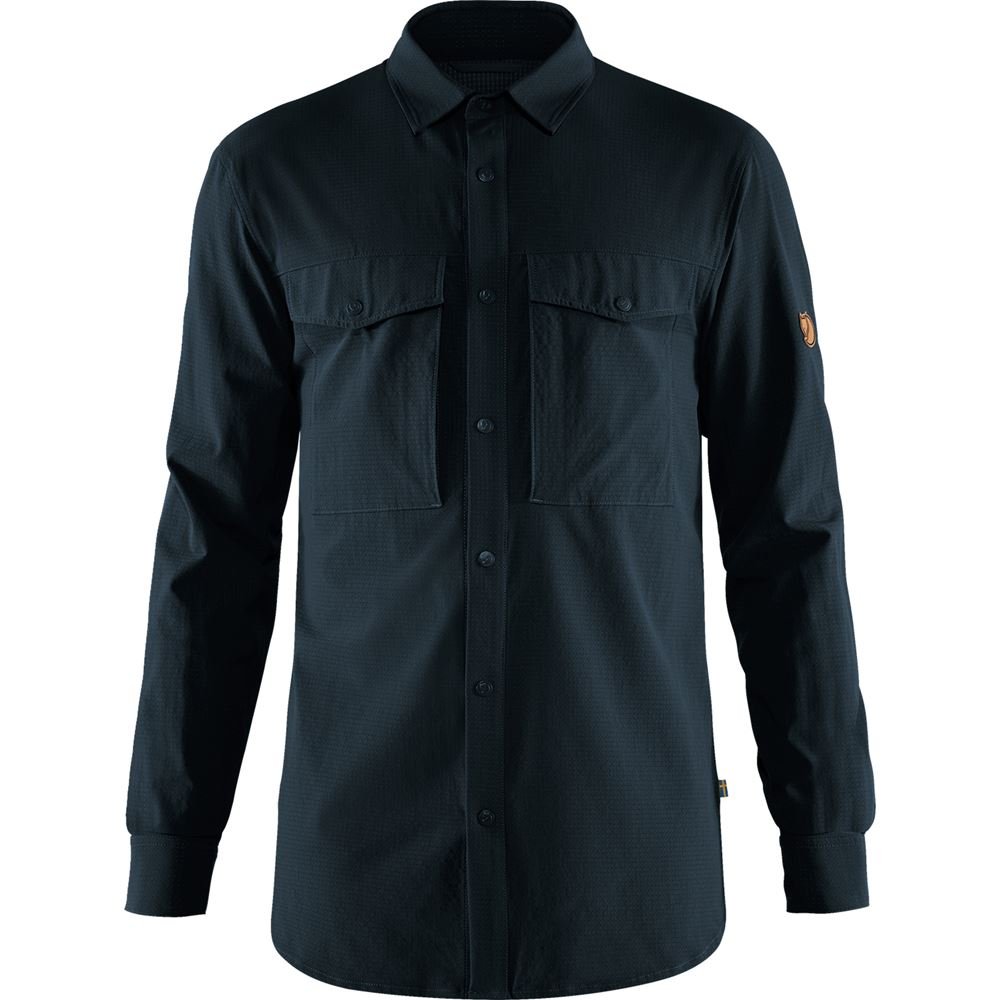 Abisko Trekking Shirt M - Dark Navy