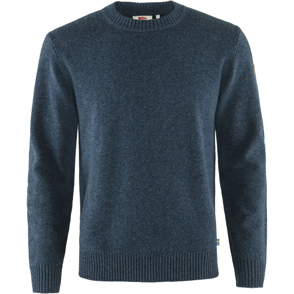 Ovik Round-neck Sweater M - Navy