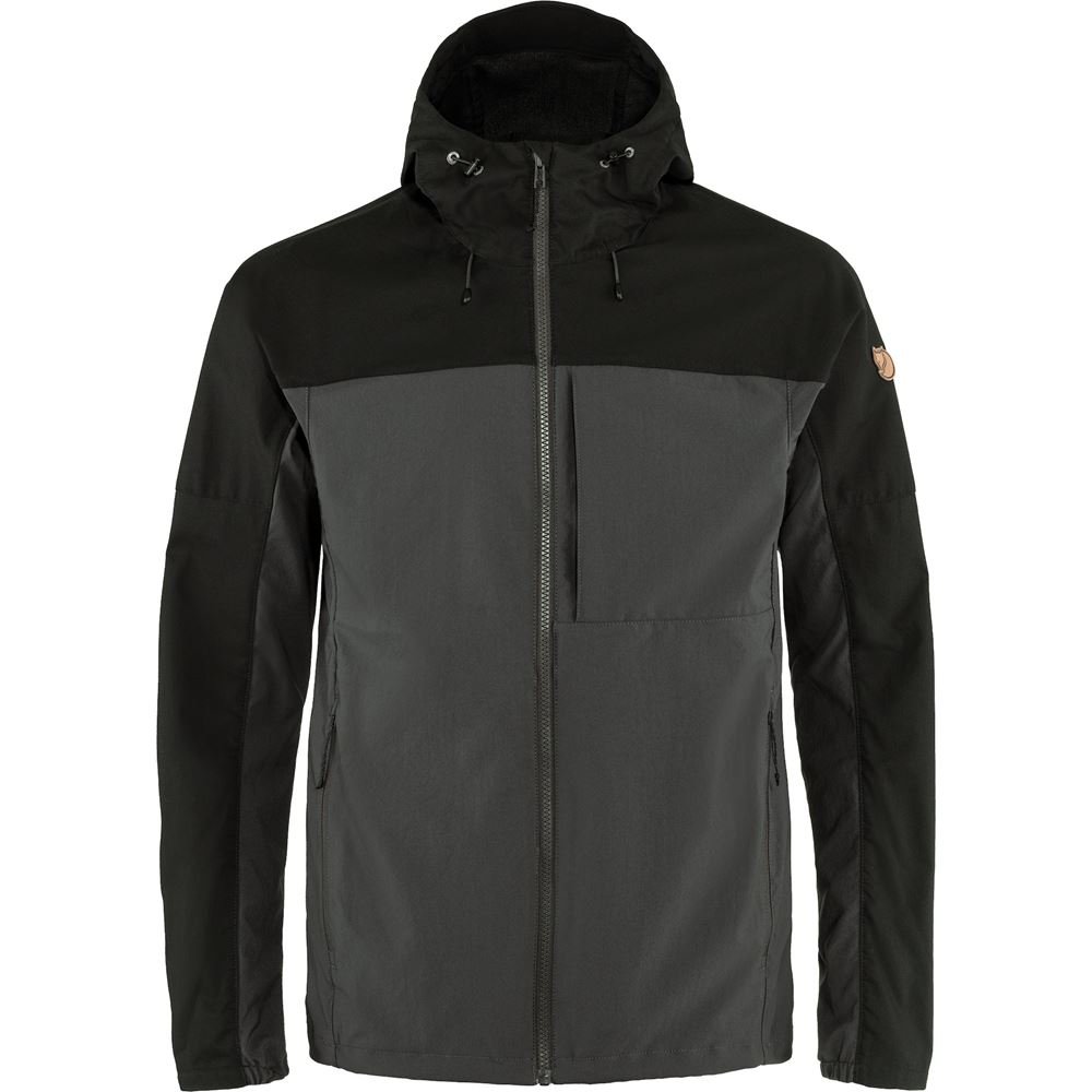 Abisko Midsummer Jacket M - Dark Grey-Black