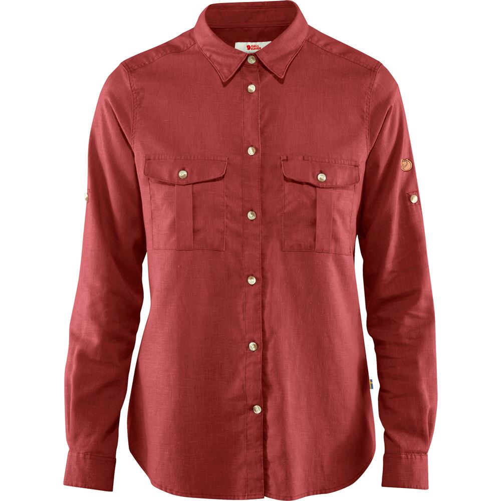 Ovik Travel Shirt LS W - Raspberry Red