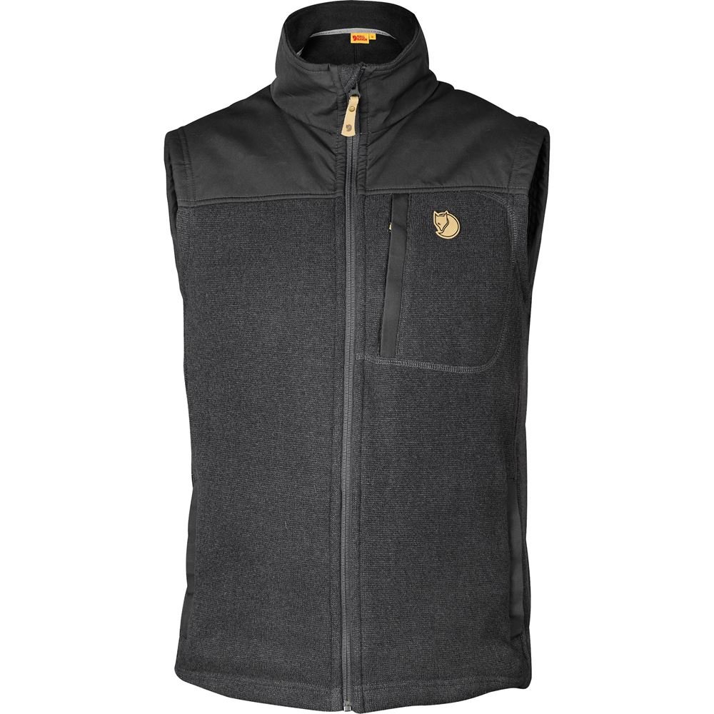 Buck Fleece Vest M - Graphite