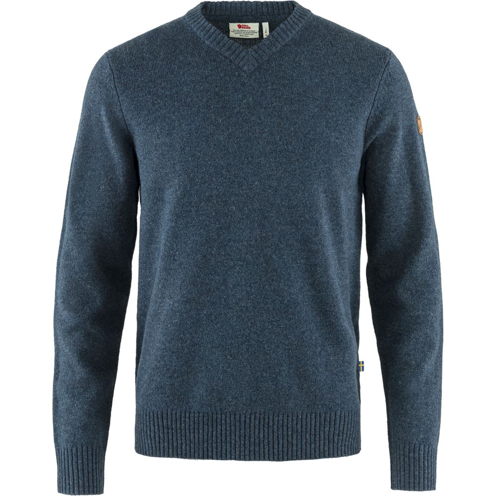 Ovik V-neck Sweater M - Navy