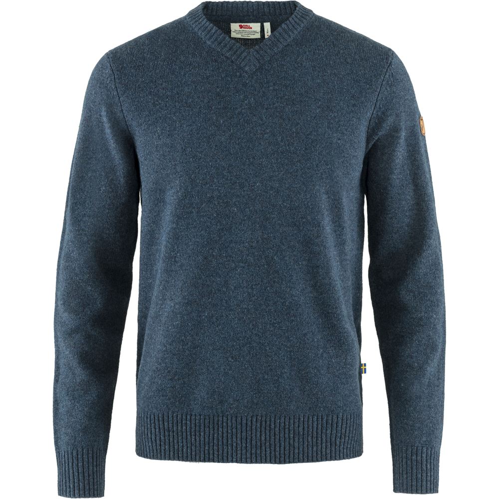 Ovik V-neck Sweater M - Navy