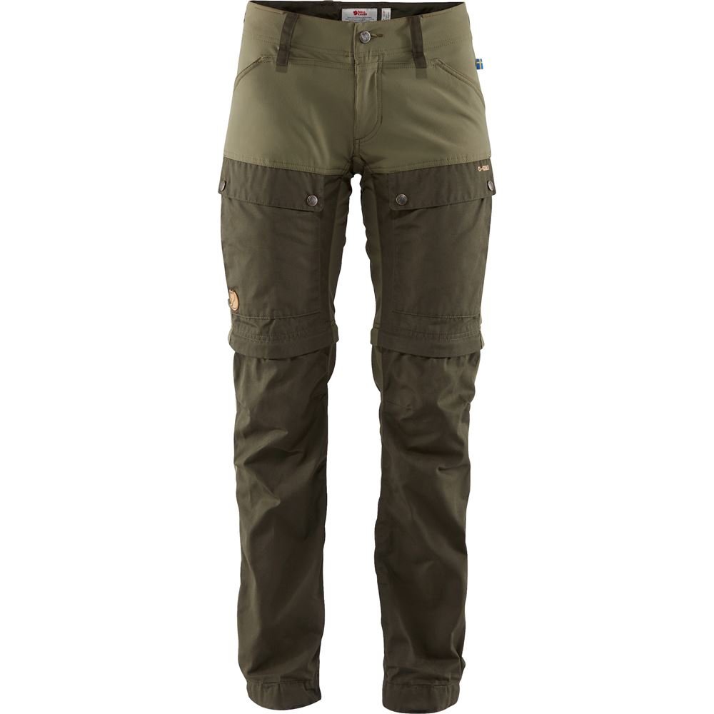 Keb Gaiter Trousers W - Deep Forest-Laurel Green