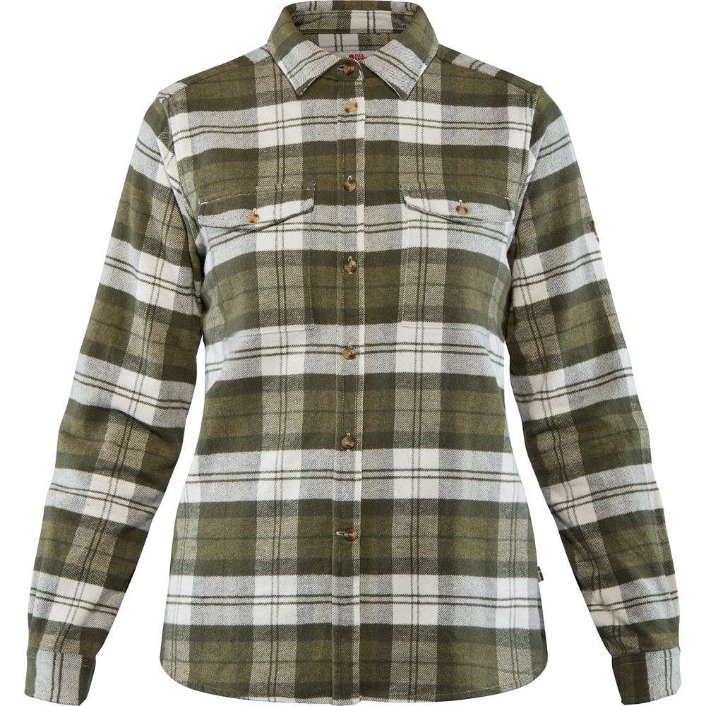 Ovik Heavy Flannel Shirt W - Green