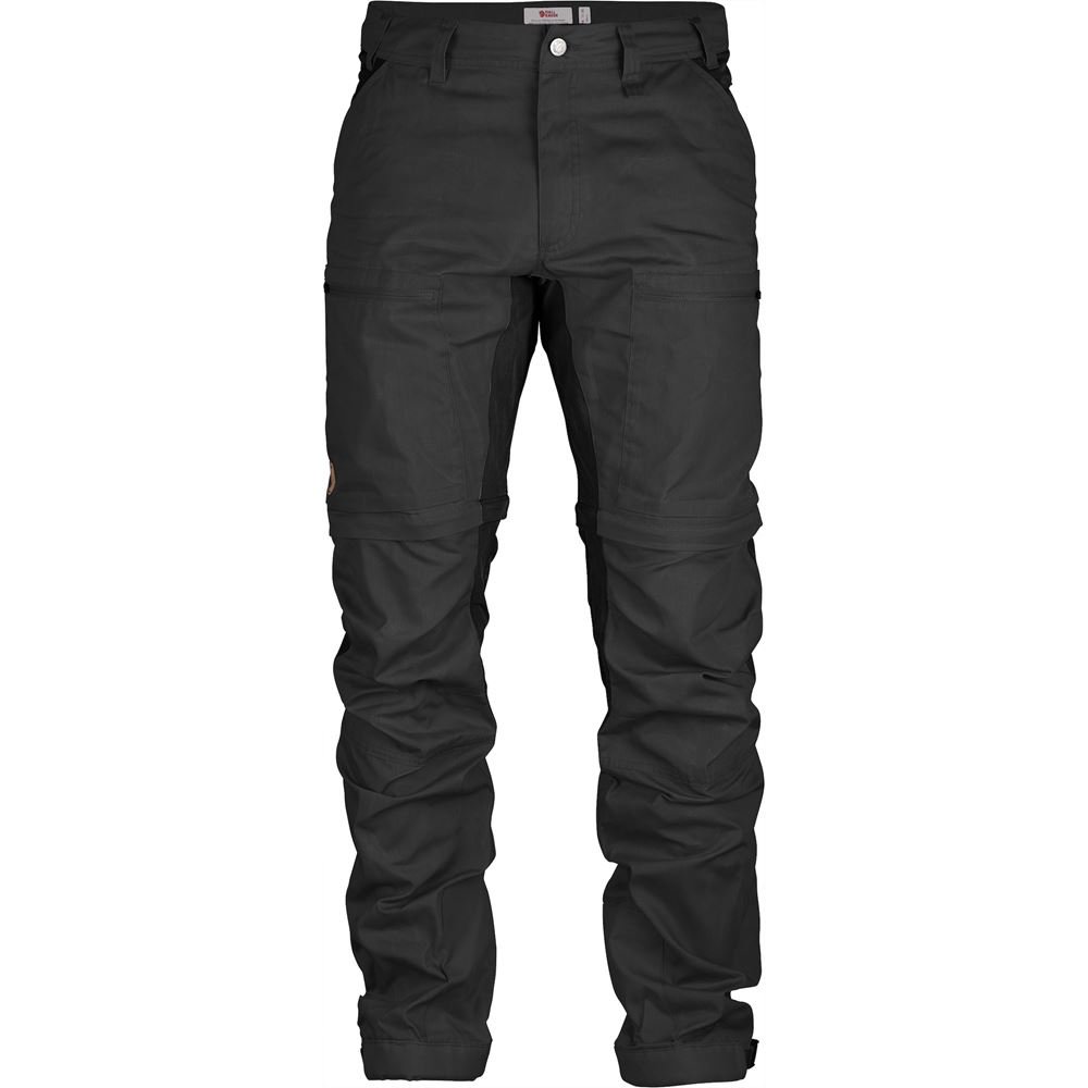 Abisko Lite Trekking Zip-off M Long - Dark Grey-Black