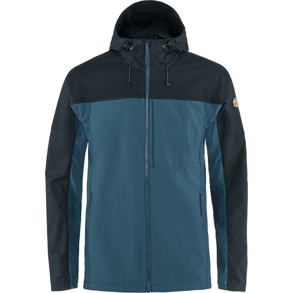 Abisko Midsummer Jacket M - Indigo Blue-Dark Navy