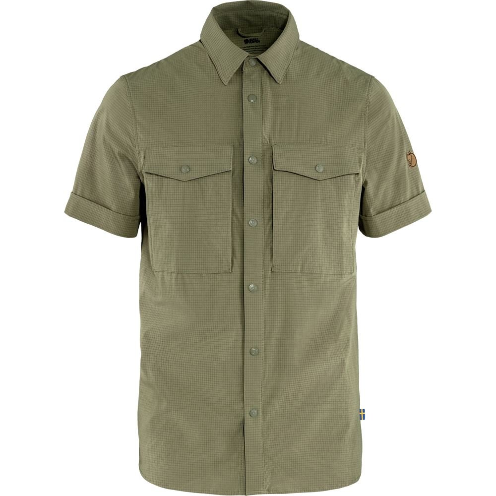 Abisko Trekking Shirt SS M - Light Olive