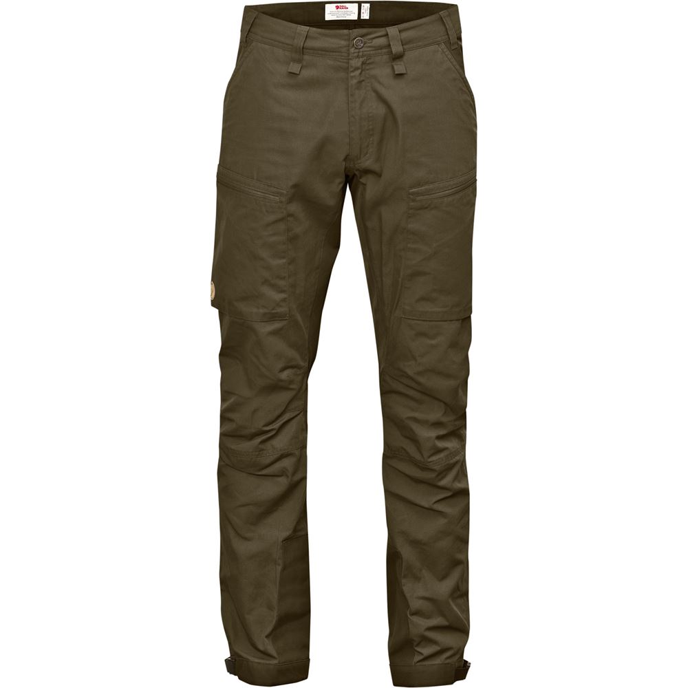 Abisko Lite Trekking Trousers M Long - Dk.Olive-Dk.Olive