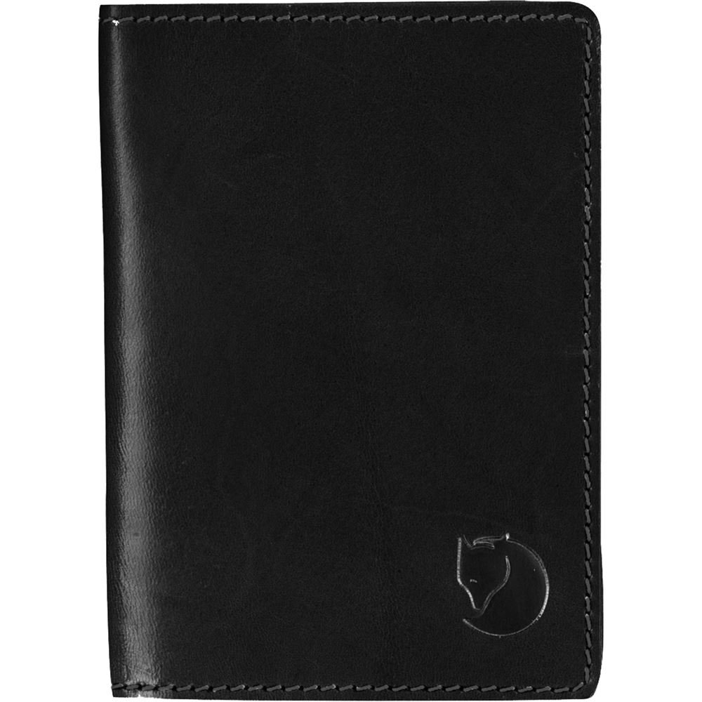 Leather Passport Cover - Black