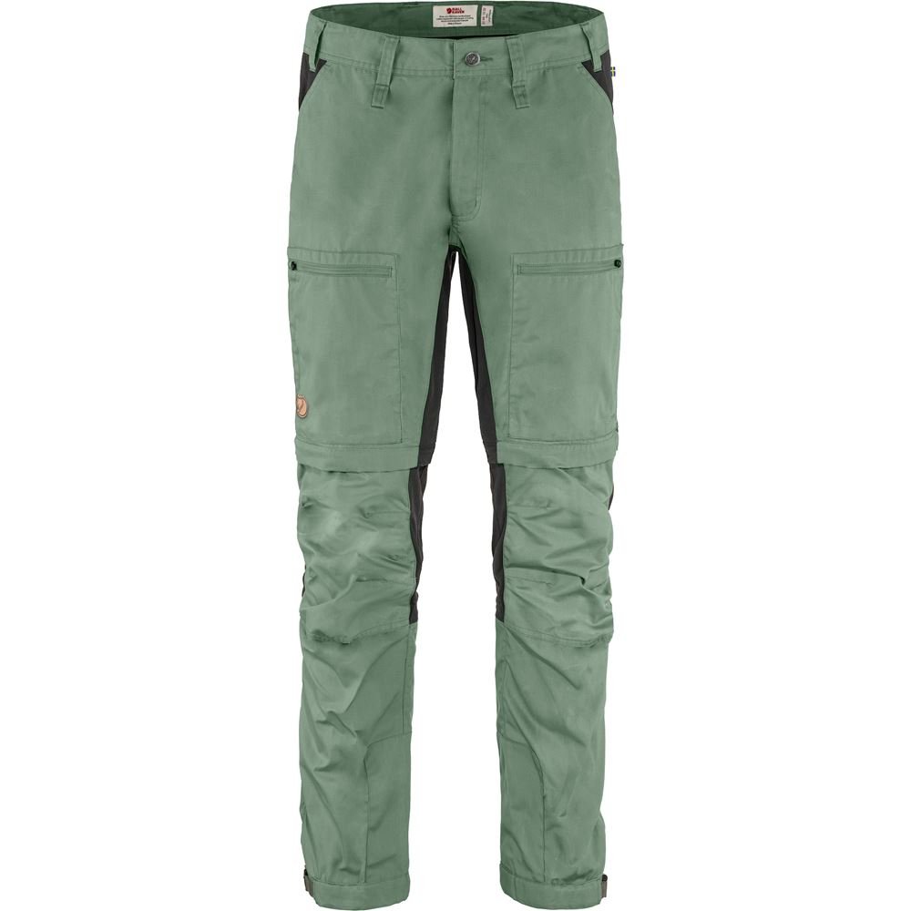 Abisko Lite Trekking Zip-off M Long - Patina Green-Dark Grey