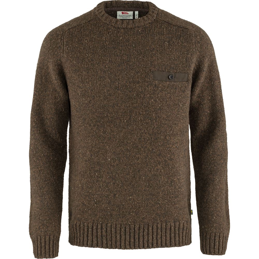 Lada Round-neck Sweater M - Bogwood Brown