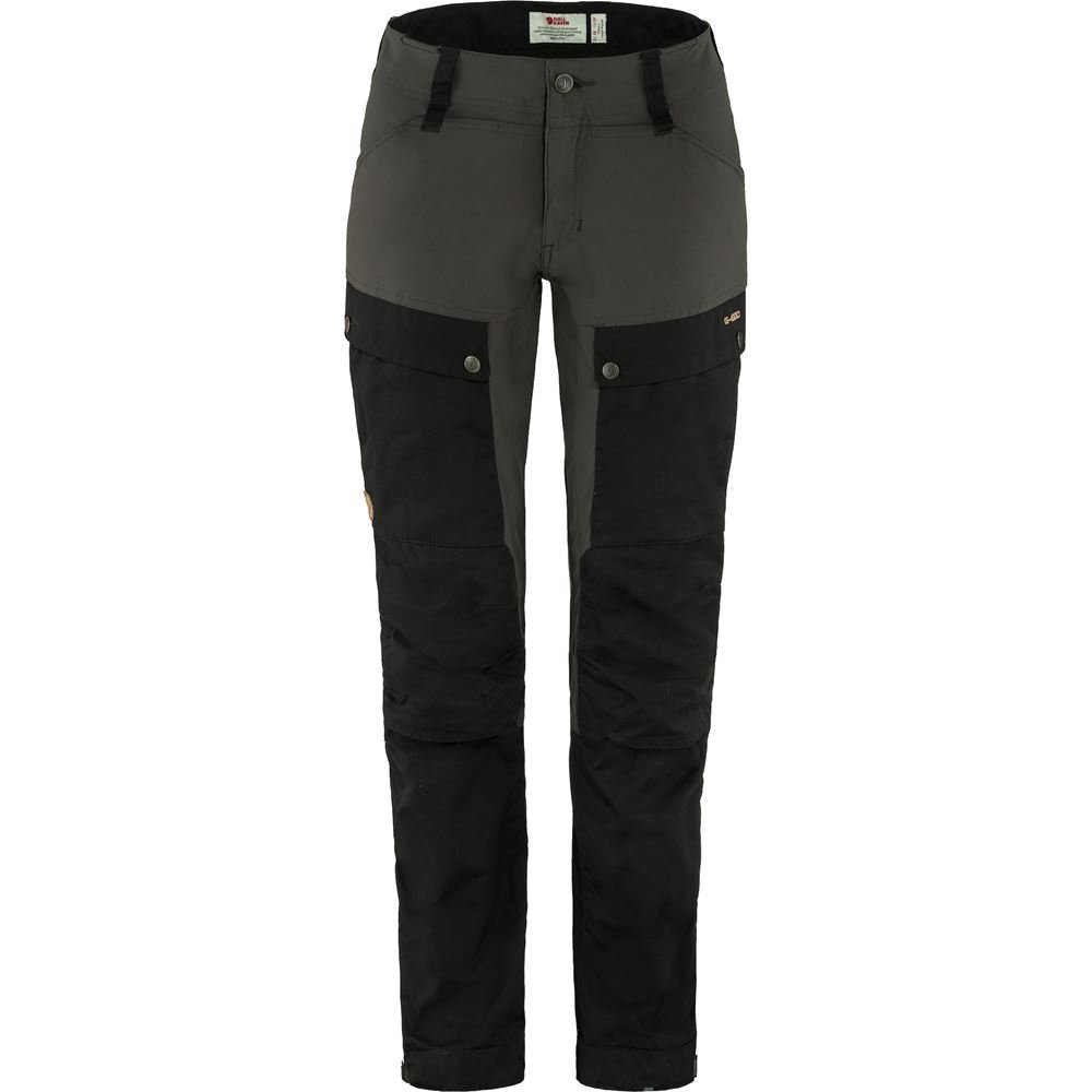 Keb Trousers W Reg - Black-Stone Grey