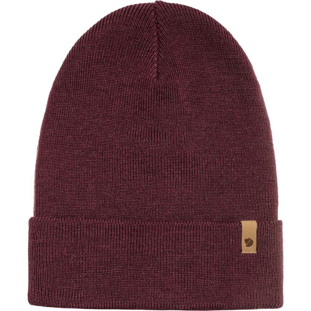 Classic Knit Hat - Dark Garnet