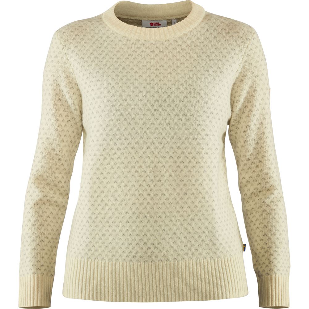 Ovik Nordic Sweater W - Chalk White