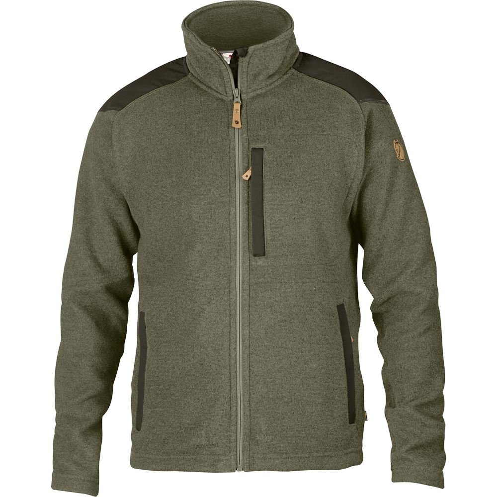 Buck Fleece M - Laurel Green-Deep Forest