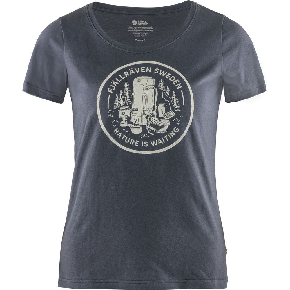 Fikapaus T-shirt W - Navy