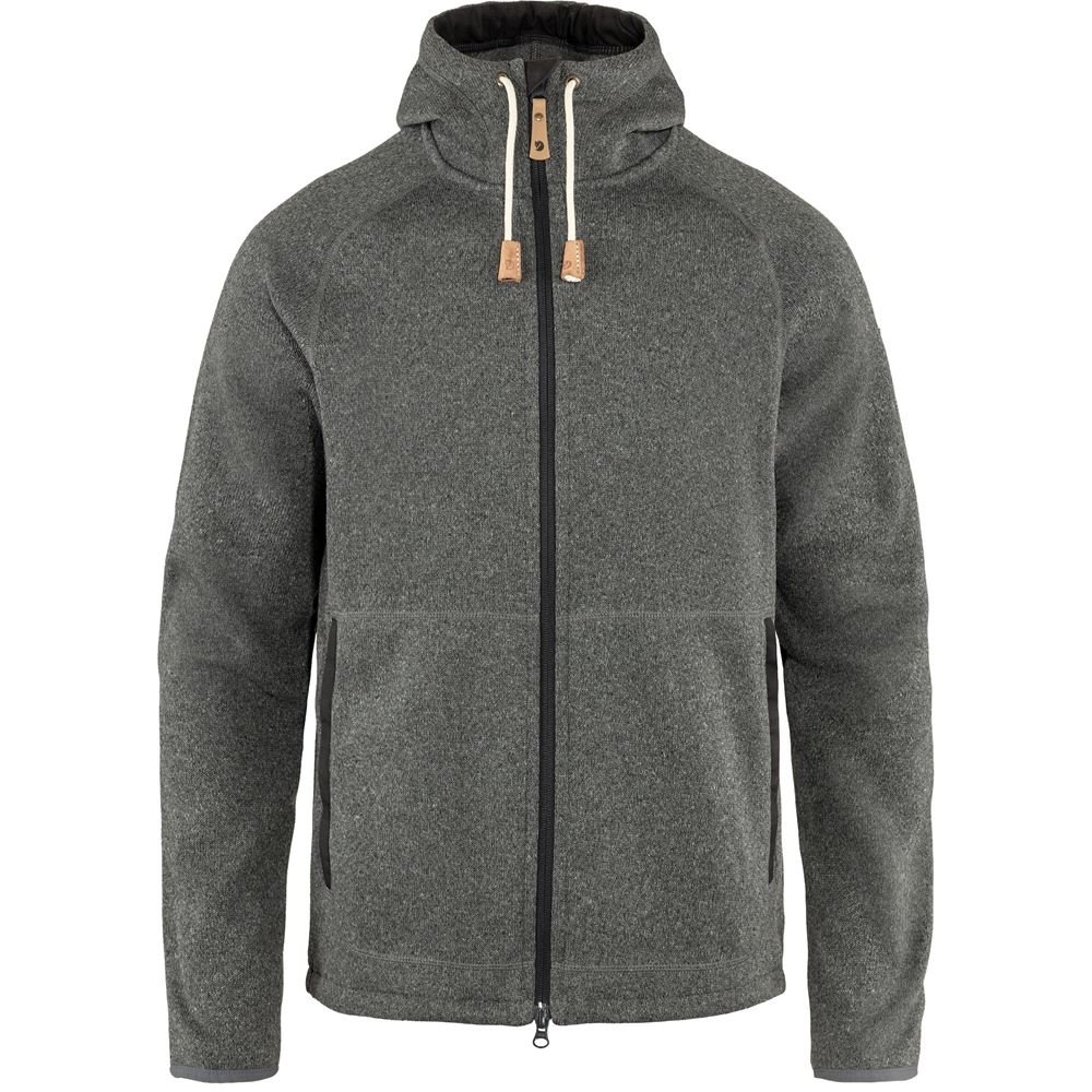 Ovik Fleece Hoodie M - Dark Grey