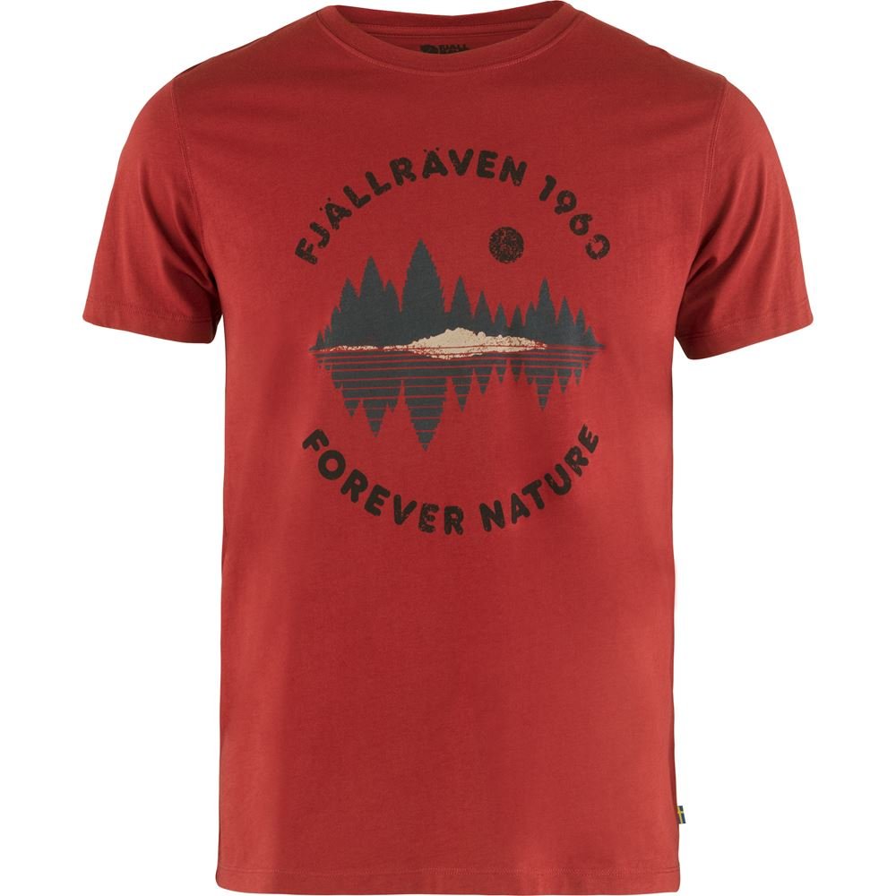 Forest Mirror T-shirt M - Deep Red
