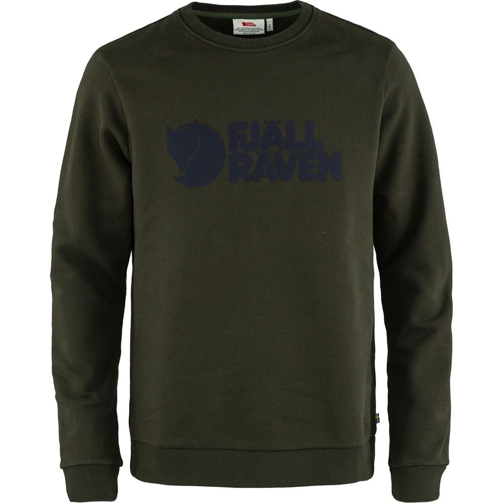 Fjallraven Logo Sweater M - Deep Forest