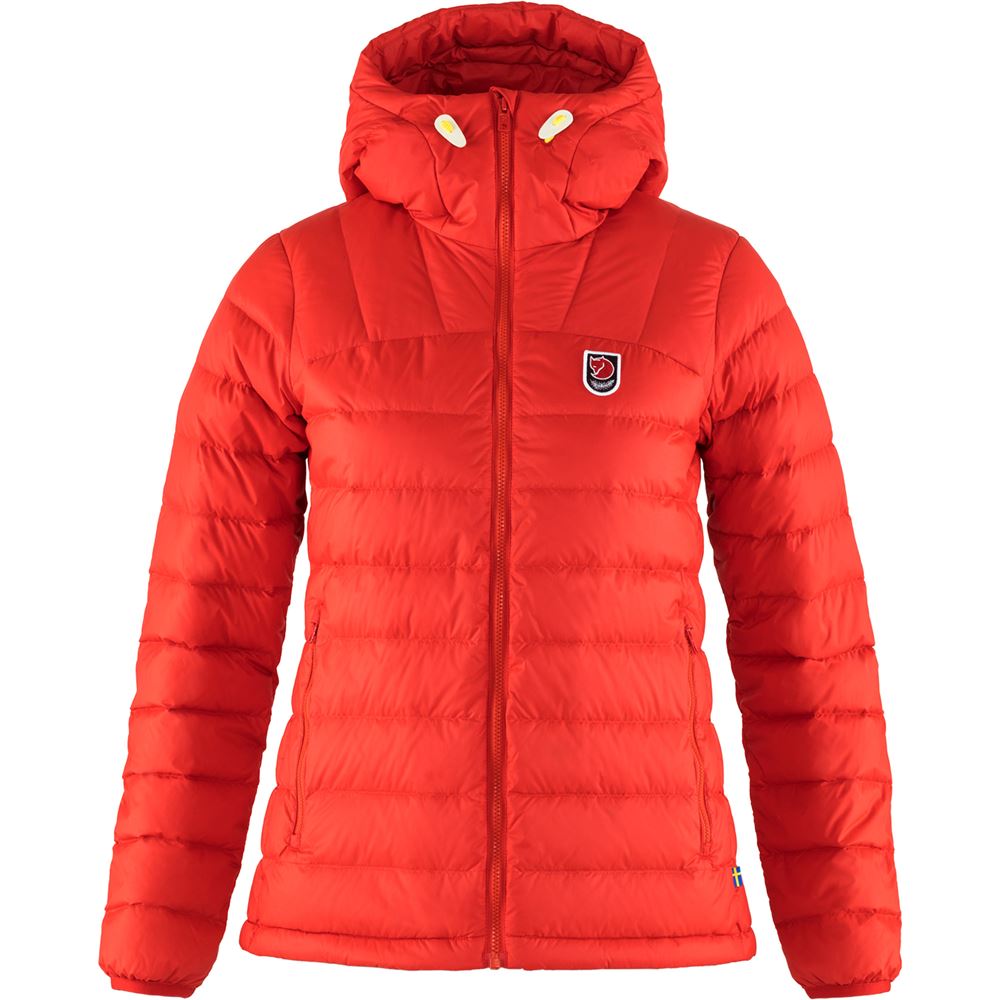 Expedition Pack Down Hoodie W - True Red