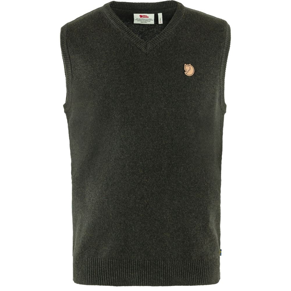 Ovik Wool Vest M - Dark Olive