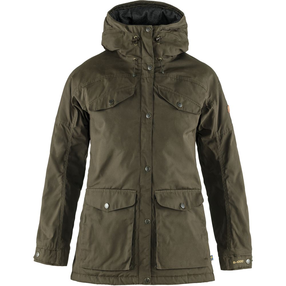 Vidda Pro Wool Padded Jacket W - Dark Olive