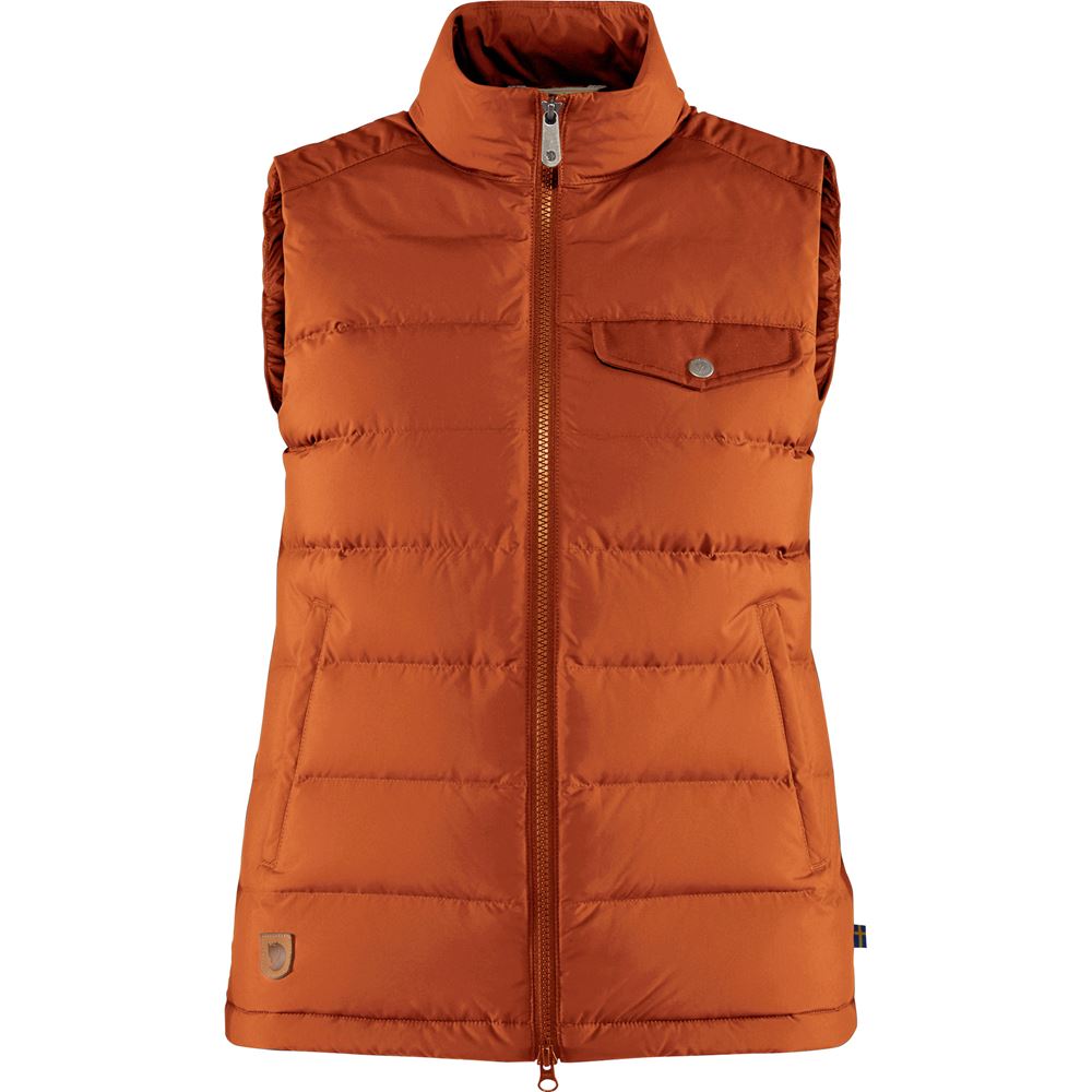 Greenland Down Liner Vest W - Autumn Leaf