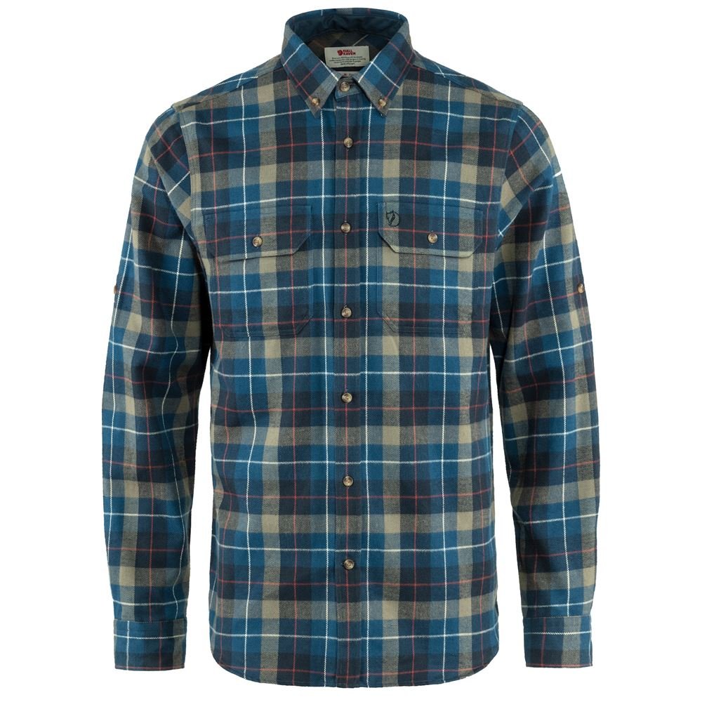 Singi Heavy Flannel Shirt M - Navy