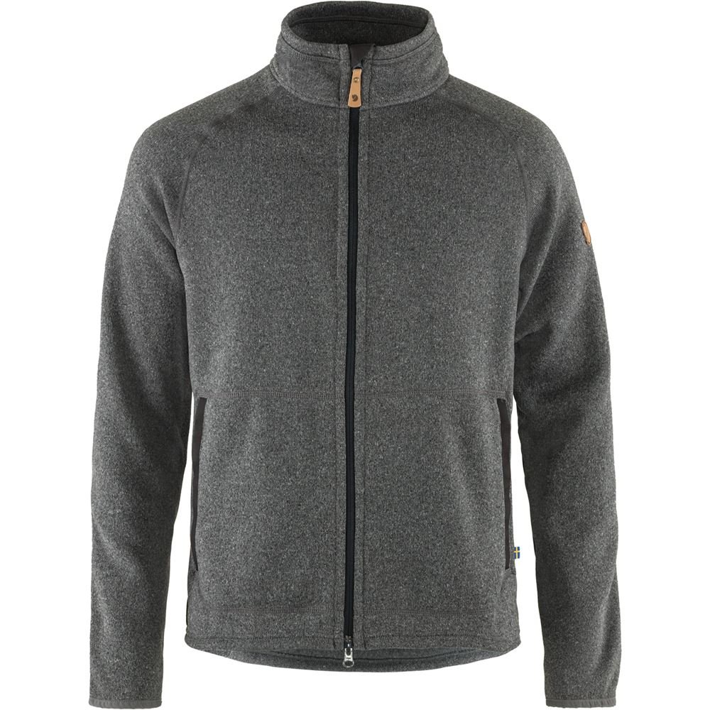 Ovik Fleece Zip Sweater M - Dark Grey