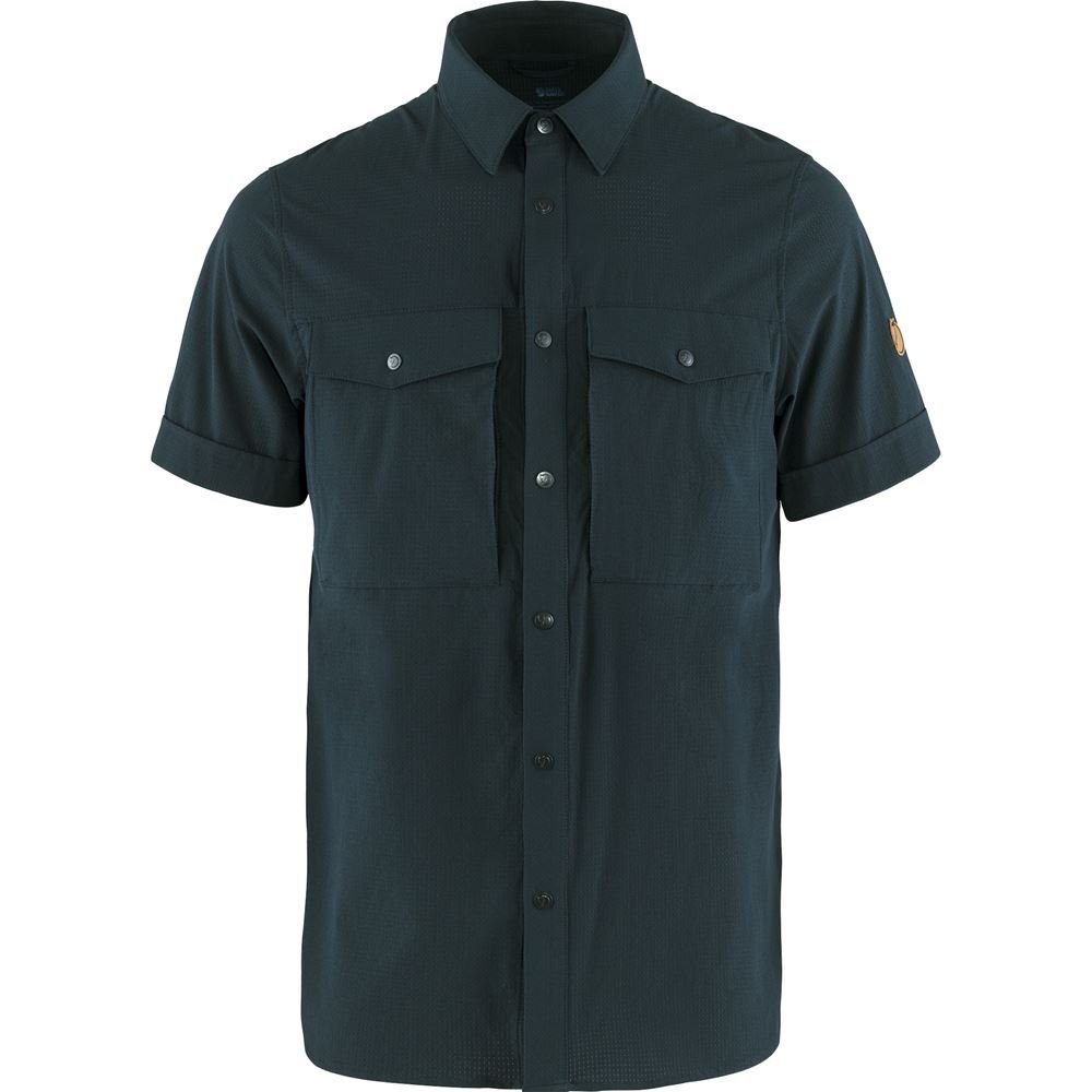 Abisko Trekking Shirt SS M - Dark Navy