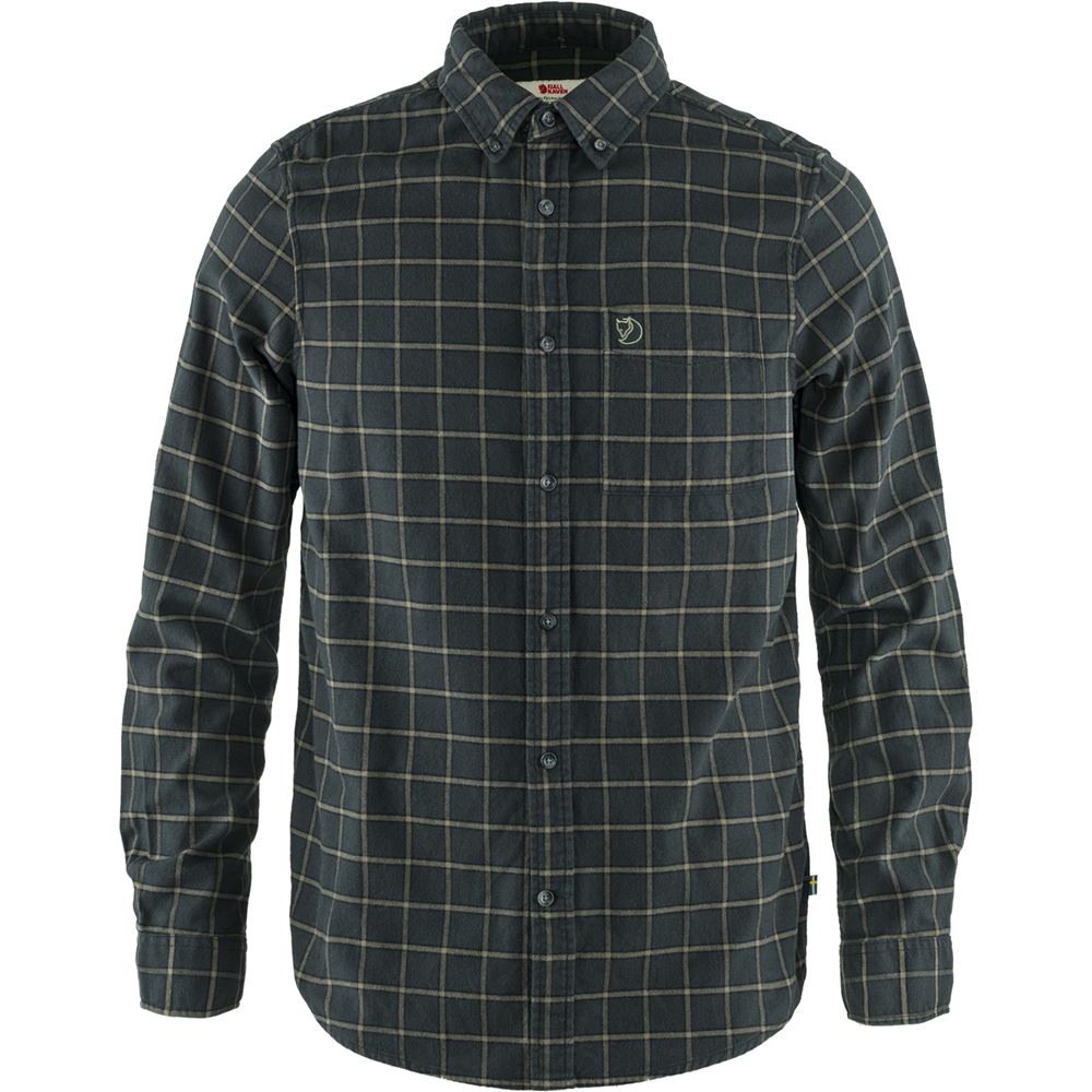 Ovik Flannel Shirt M - Dark Grey