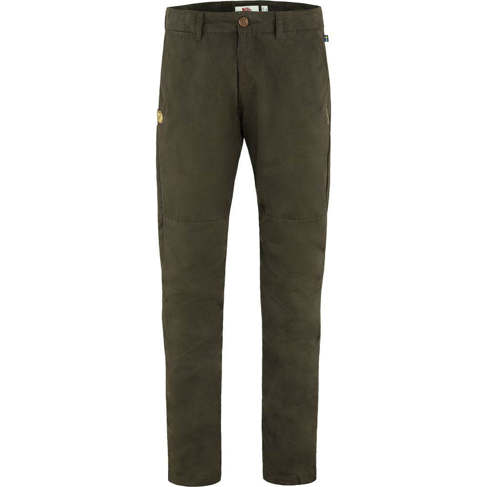 Sörmland Tapered Trousers M - Dark Olive