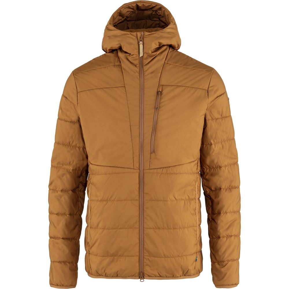 Keb Padded Hoodie M - Chestnut