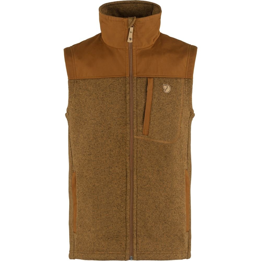 Buck Fleece Vest M - Chestnut