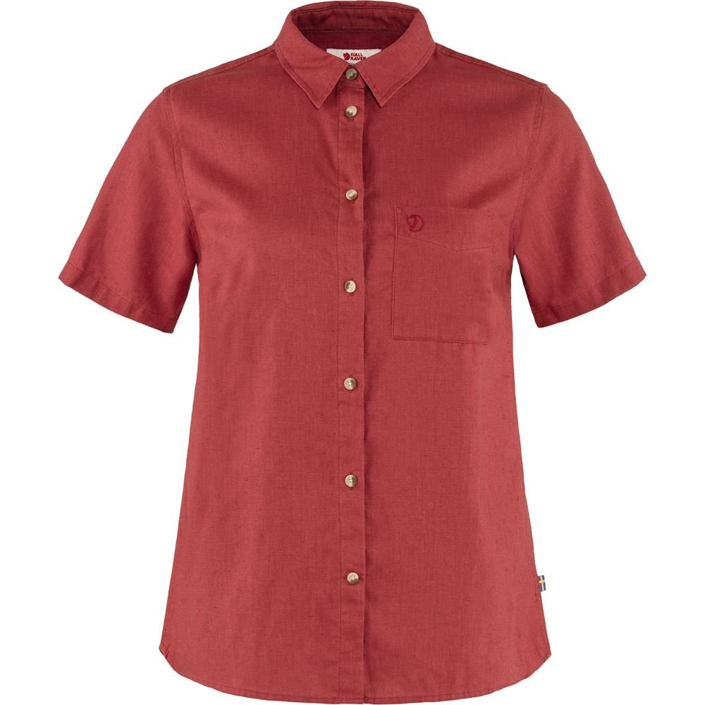 Ovik Travel Shirt SS W - Raspberry Red