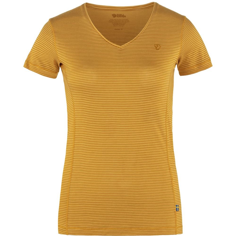 Abisko Cool T-Shirt W - Mustard Yellow