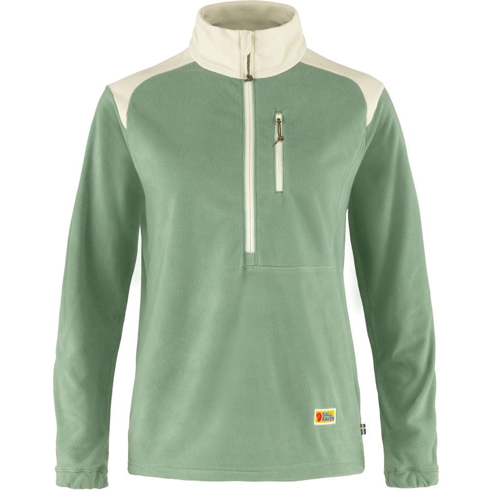 Vardag Lite Fleece W - Sage Green-Chalk White