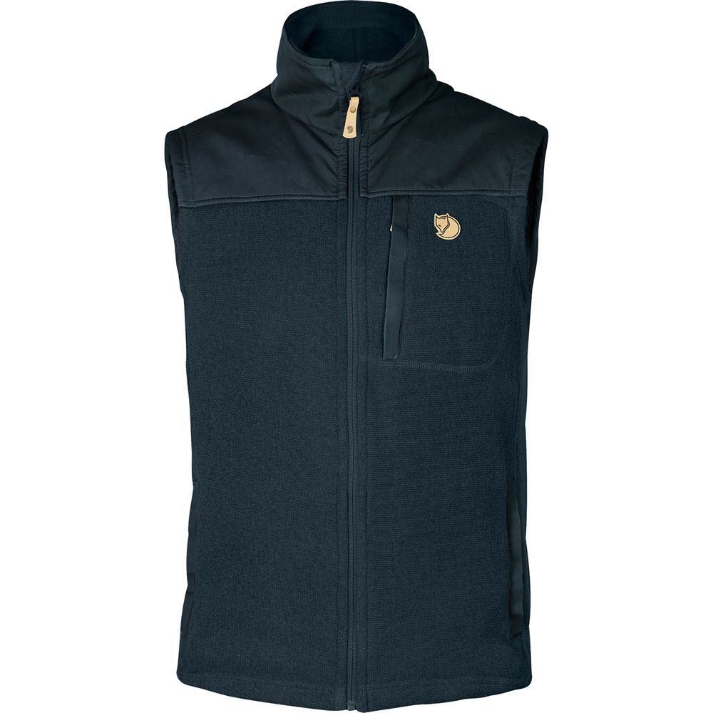 Buck Fleece Vest M - Dark Navy