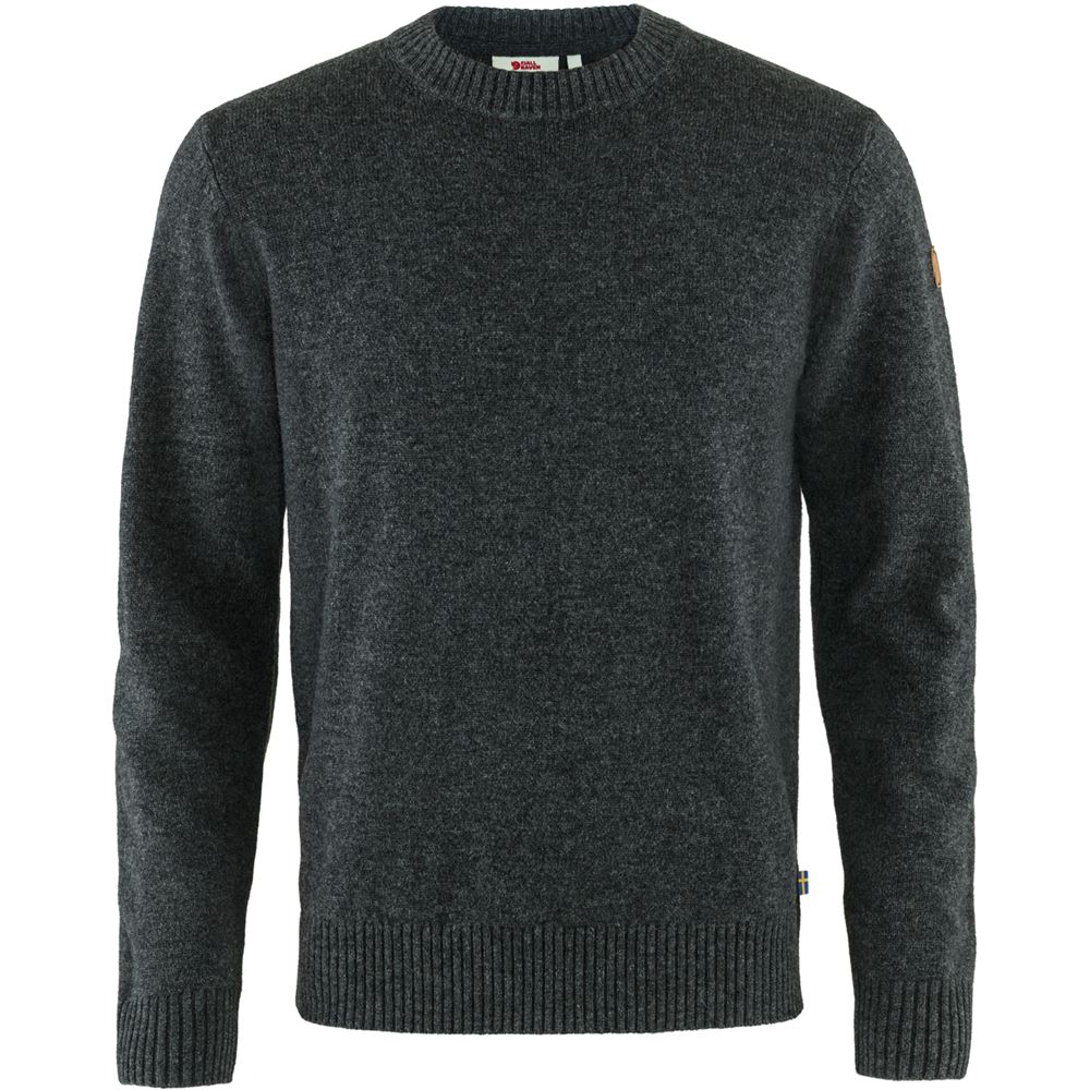 Ovik Round-neck Sweater M - Dark Grey